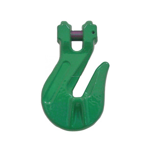 Taiwan quality Grade 100 alloy metal clevis grab hook G10 heavy hook DGUV standard drop forged hoist comparable