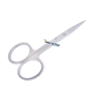 Professional Beauty Manicure Nail Scissors With Sharp Fine Curved Blades High Carbon Stainless Steel Cuticle Shears Scissors