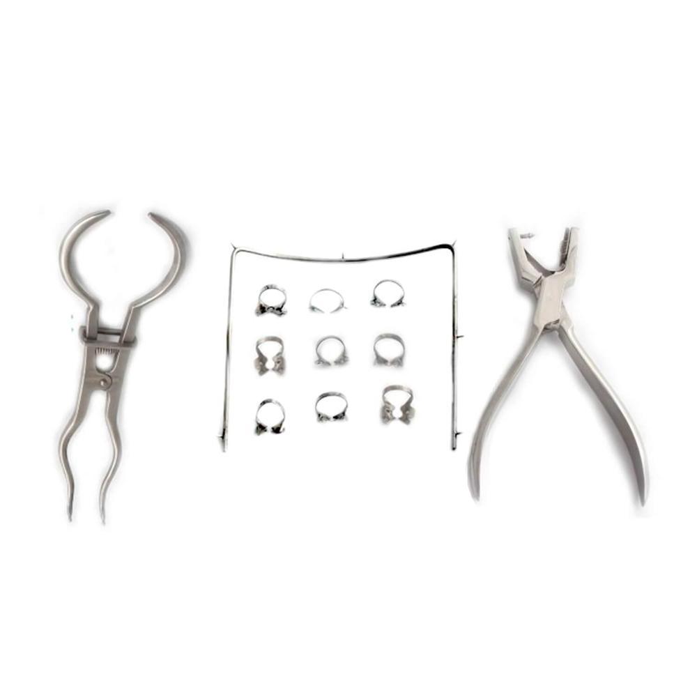 HIGH QUALITY STAINLESS STEEL WITH FREE LOGO AND CUSTOM PACKING Dental Rubber Dam Kit.