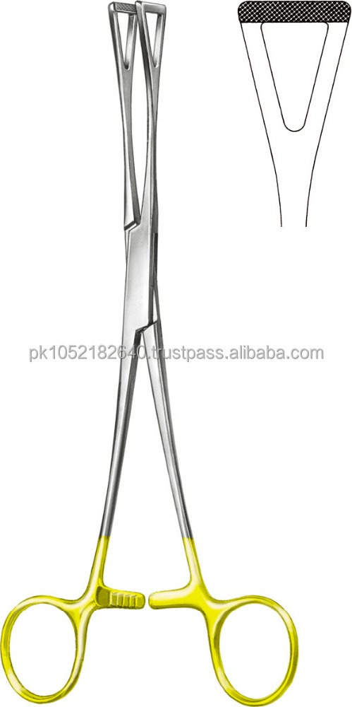 In stock High Quality Medical Surgical Dental Stainless Steel Hand Held Custom Size Duval TC Forceps, Duval TC Clamp.