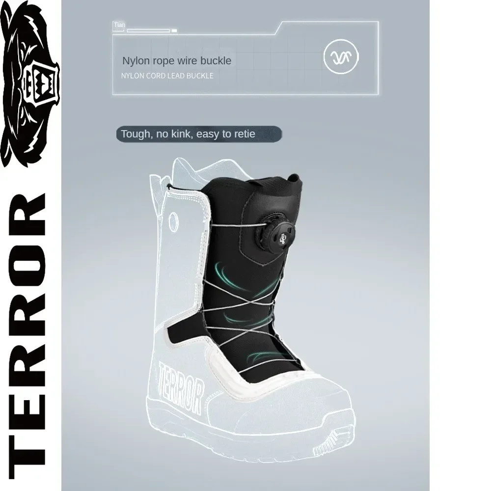 TERROR Quick Release Snowboard Ski Boots