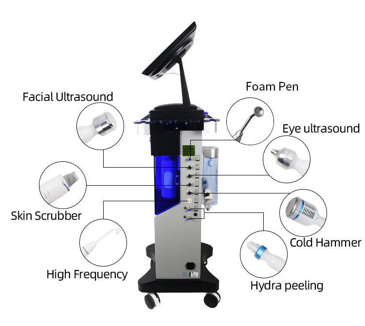 Hydro Oxygen Jet Facial Machine Skin Care Vacuum Facial Water Oxygenjet Beauty Facial Machine