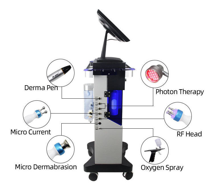 Hydro Oxygen Jet Facial Machine Skin Care Vacuum Facial Water Oxygenjet Beauty Facial Machine