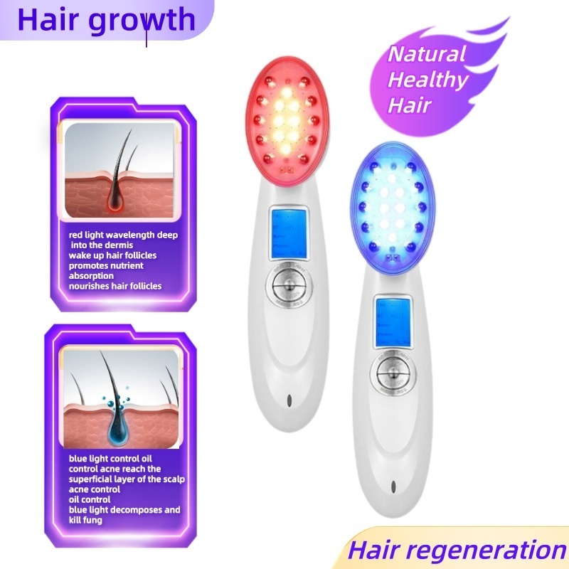 Electric Scalp Massager Hair Growth Treatment Comb Hair  oil Applicator scalp applicator women and men