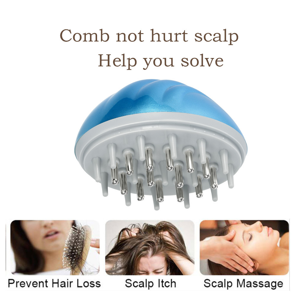 2021 new scalp care massager brush anti hair loss  comb bottle applicator scalp massage comb with oil compartment