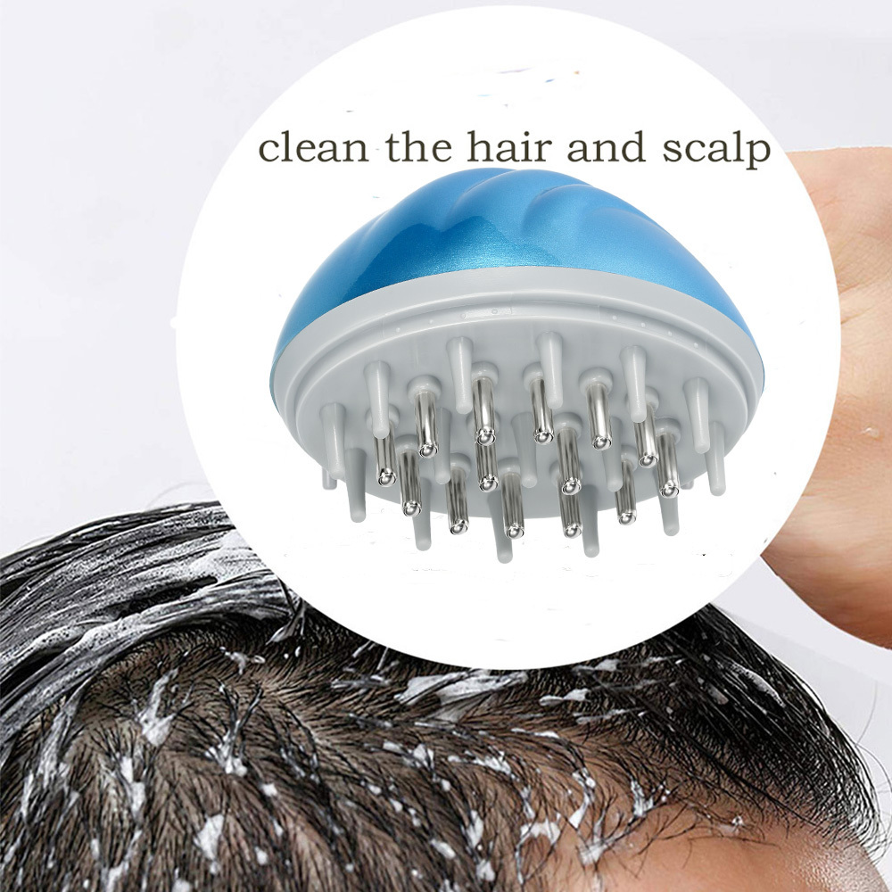 2021 new scalp care massager brush anti hair loss  comb bottle applicator scalp massage comb with oil compartment