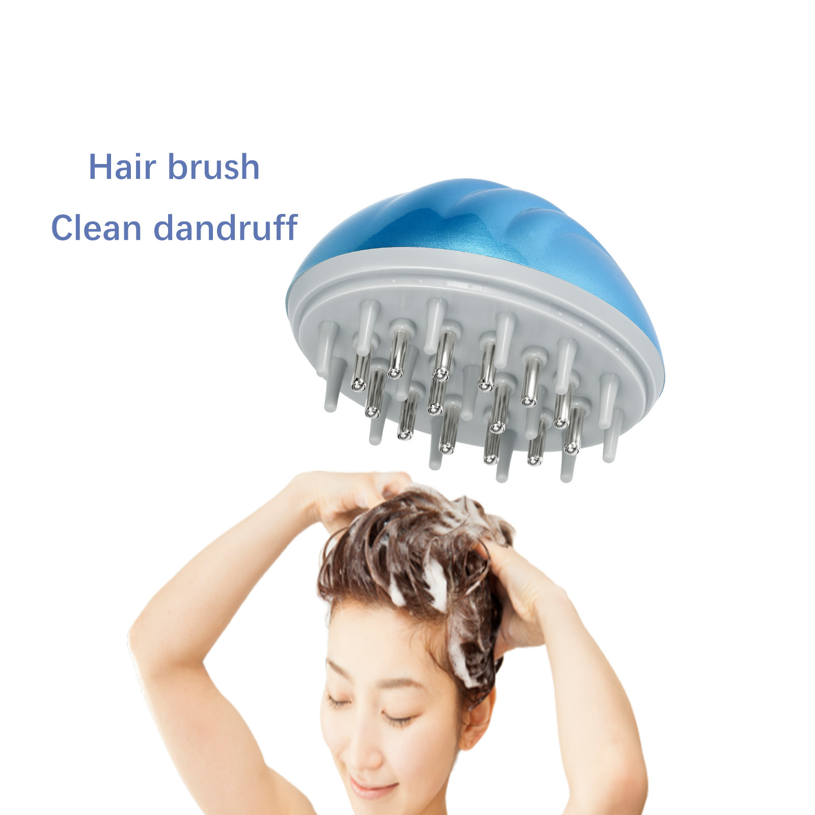 2021 new scalp care massager brush anti hair loss  comb bottle applicator scalp massage comb with oil compartment