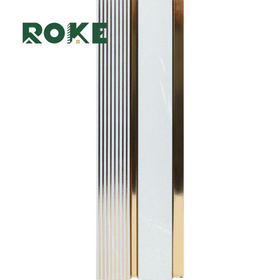 ROKE New Wainscoting Easy Install Indoor Fluted Ps Decorative Wall Panel