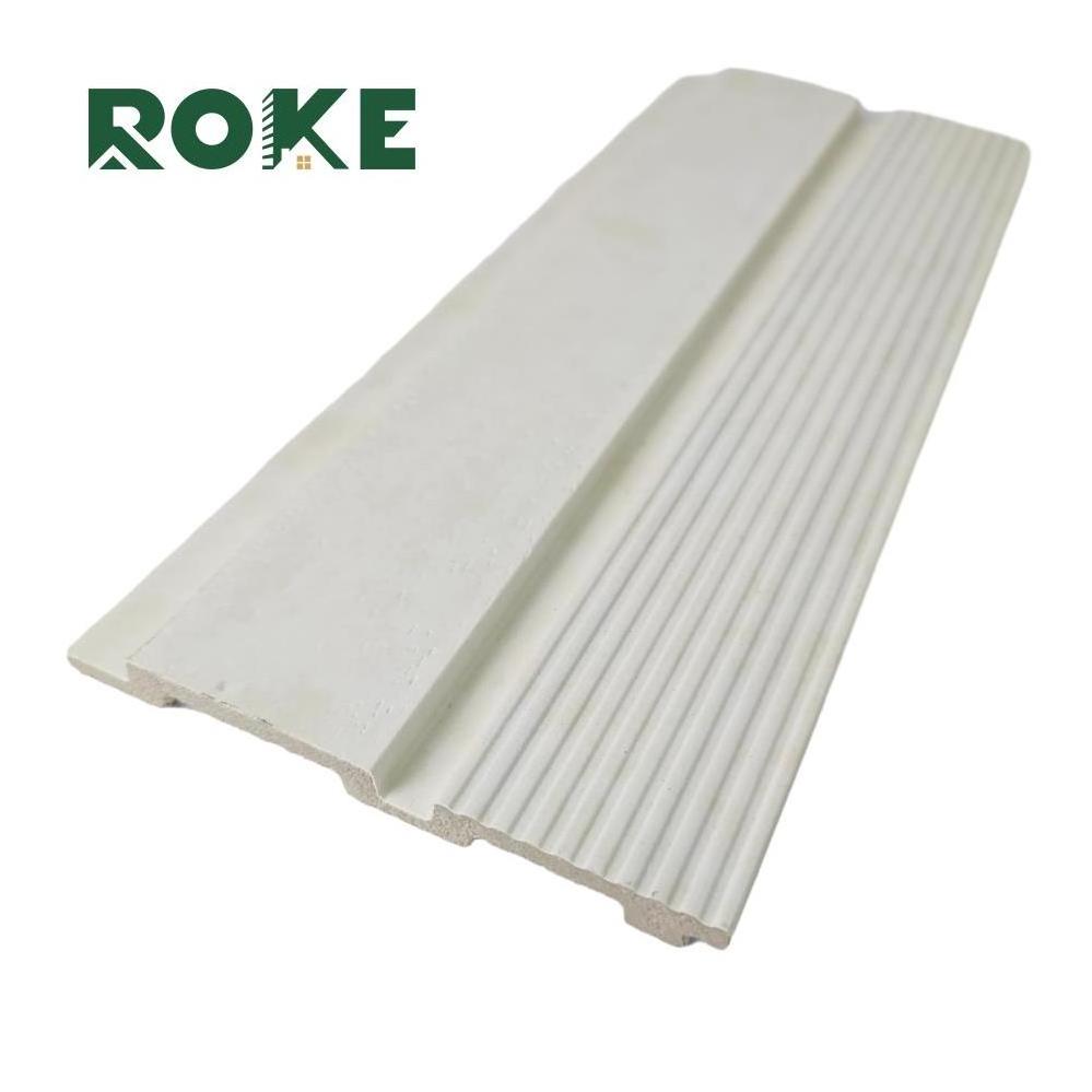 ROKE New Wainscoting Easy Install Indoor Fluted Ps Decorative Wall Panel