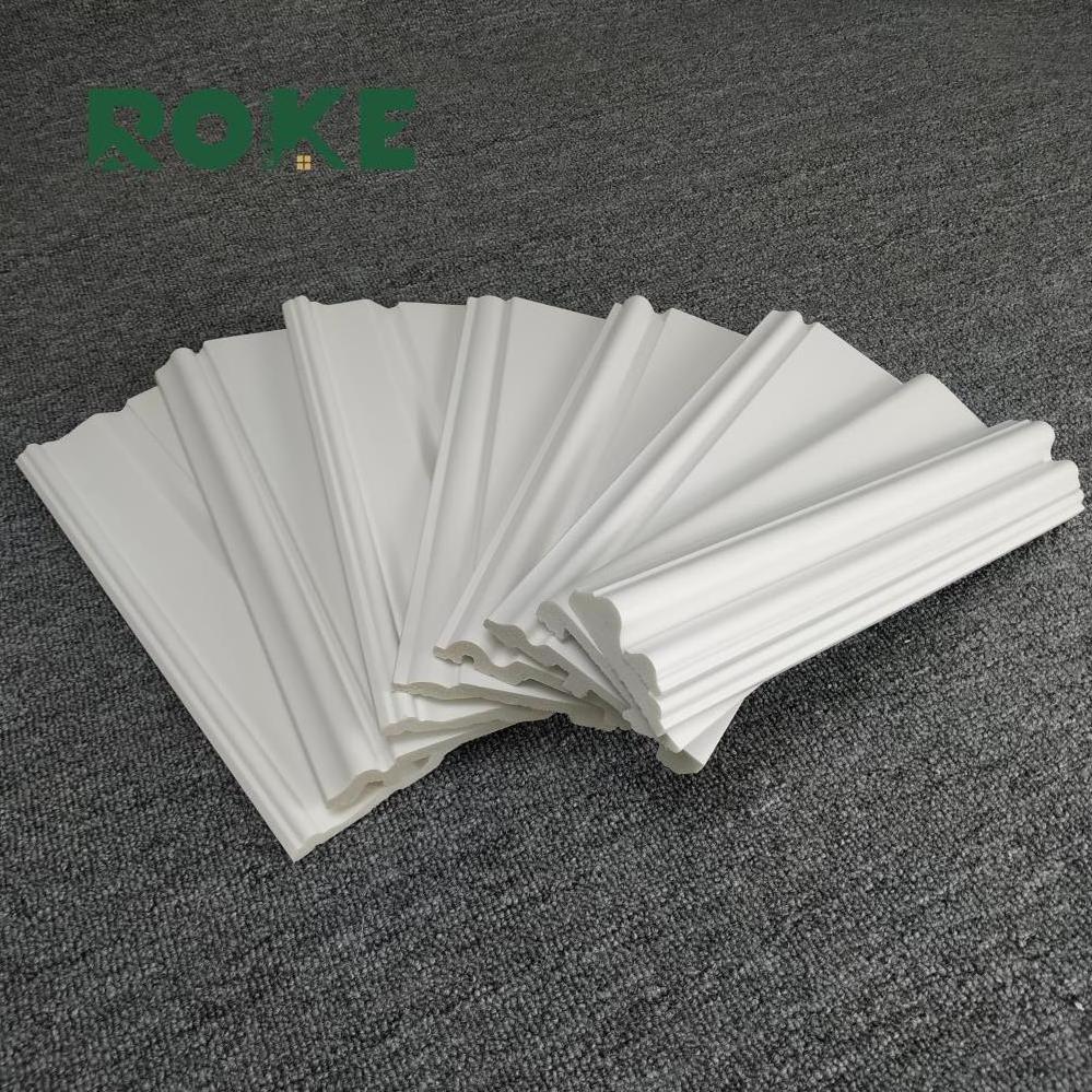 ROKE Hot Sale New Style Artistic Moulding Line Crown Molding Ps Skirting Decorative Ceiling Cornice Mouldings Frame