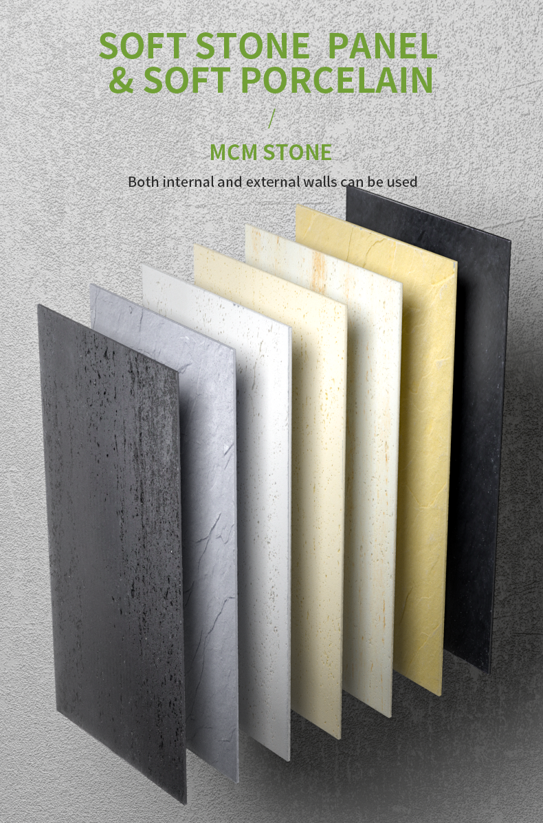 ROKE Factory Artificial Art Decorative Mushroom Stone Mcm Soft Stone Tiles Porcelain Tile That Look Like Slates Natural Stone