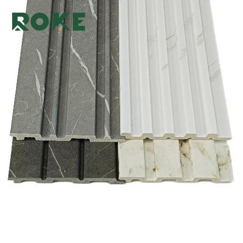 ROKE 2024 Ps Exterior Mould Interior Wood Stone Tiles Louver Wall Brick Cladding Panels