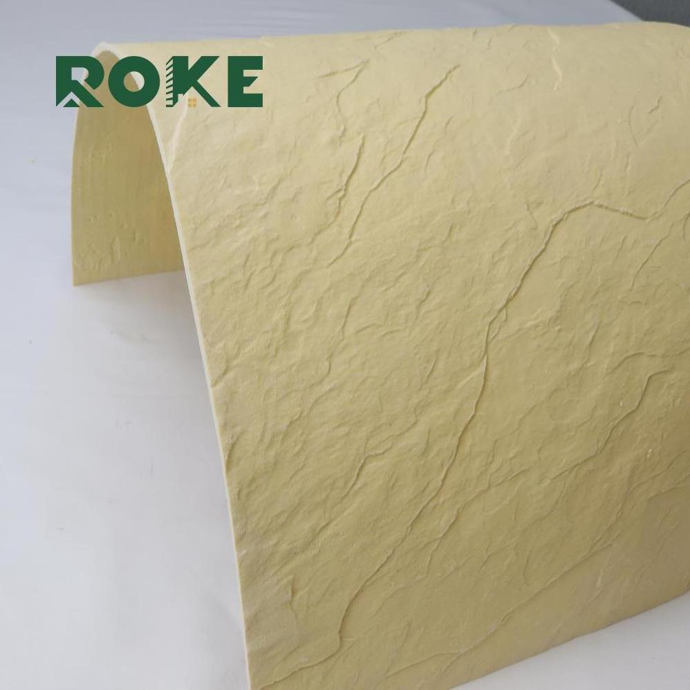 ROKE Wholesale Bullnose Travertine Tiles Swimming Pool Travertine Porcelain Polished Glazed Marble Look Slab Tile