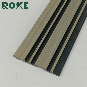 Factory Waterproof Multi-color Ps Wooden Wall Panel Charcoal Panel Louvers Panel Indoor Decoration