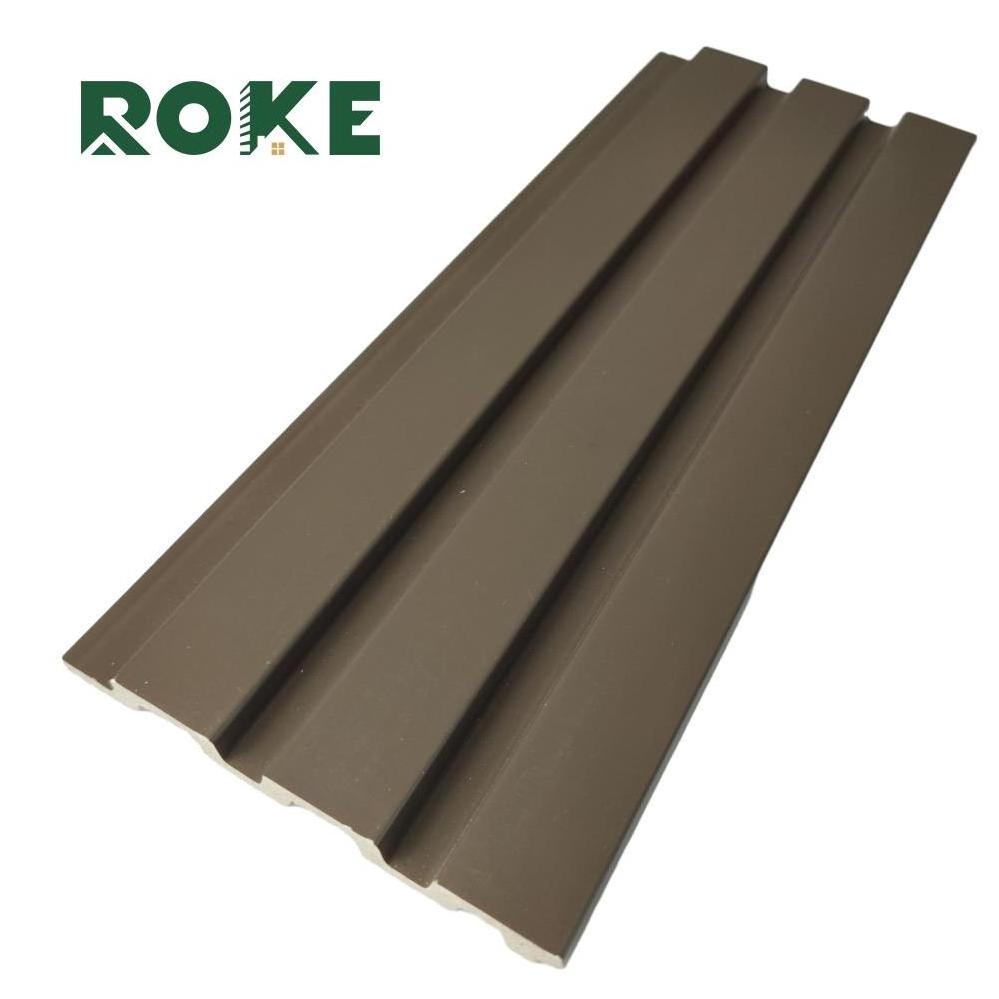 ROKE OEM Indoor Wall Decoration Ps Fluted Wallboard For Tv Background Interior Wall Panel