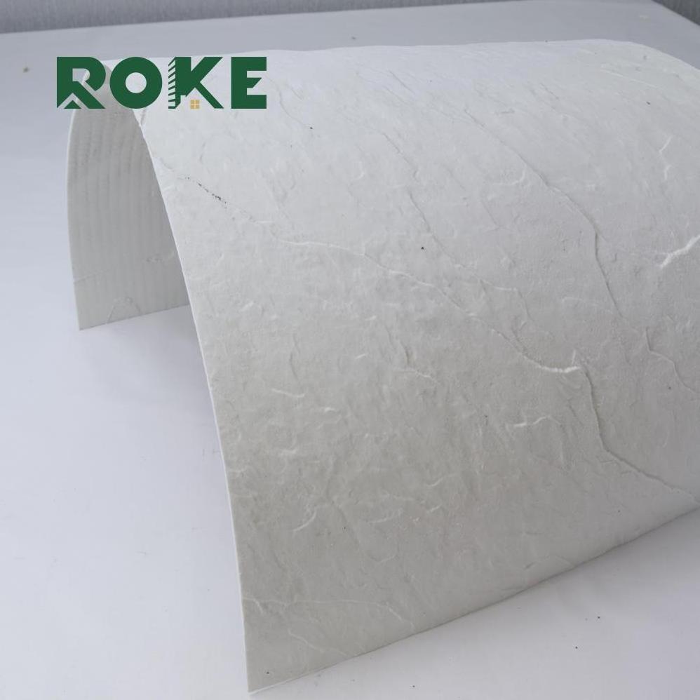 ROKE Wholesale Bullnose Travertine Tiles Swimming Pool Travertine Porcelain Polished Glazed Marble Look Slab Tile