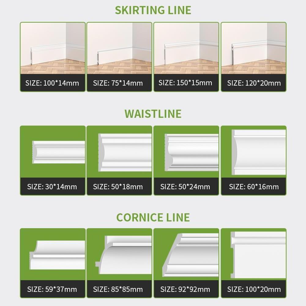 Factory price manufactured mobile home exterior skirting trim wall floor panel board mould modern