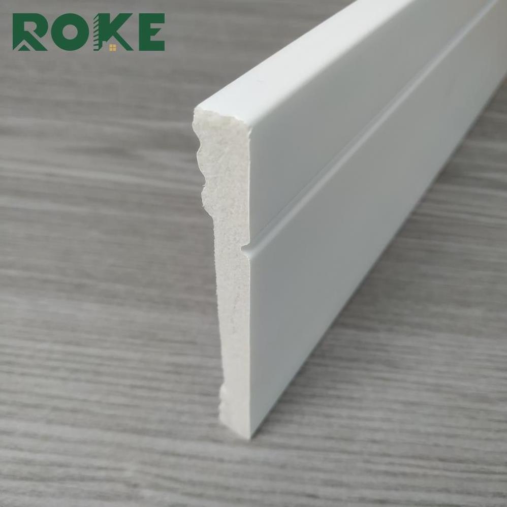 Factory New Arrival Modern Waterproof Easy Install Flooring Accessories Ps Foam Wall Skirting Board Baseboard