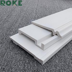 Rongke OEM customizable factory ps plastic and stick foam moulding modern mobile home skirting panel line board luxury