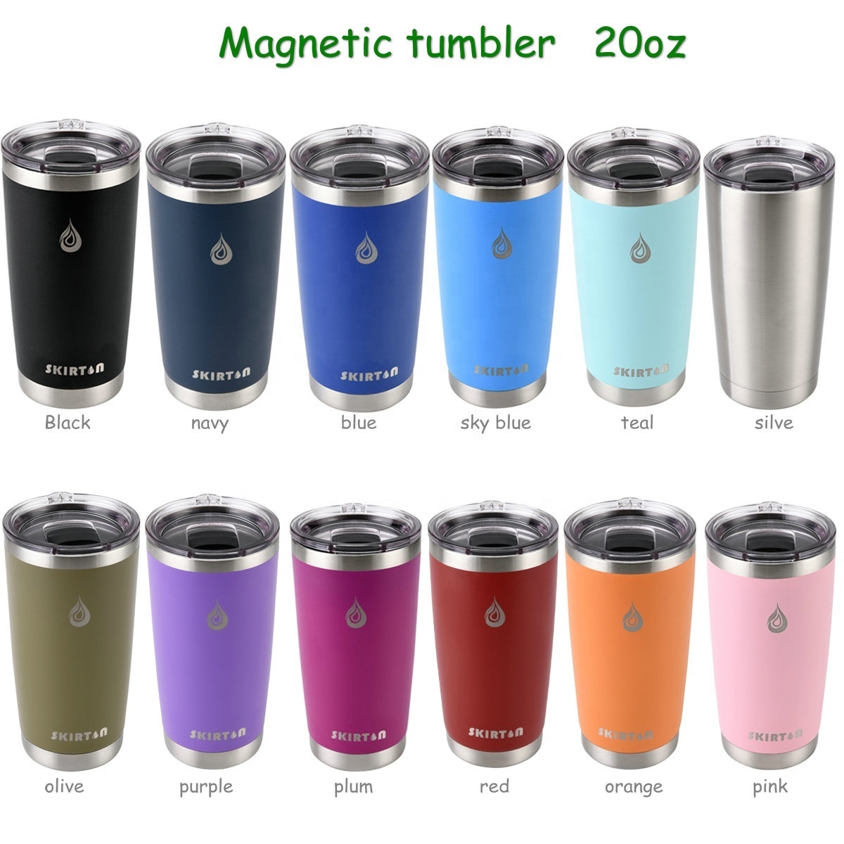 Wholesale Bulk  10oz 20oz 30oz Custom Logo Coffee Insulated Stainless Steel Travel Tumbler cup with Straw Lid