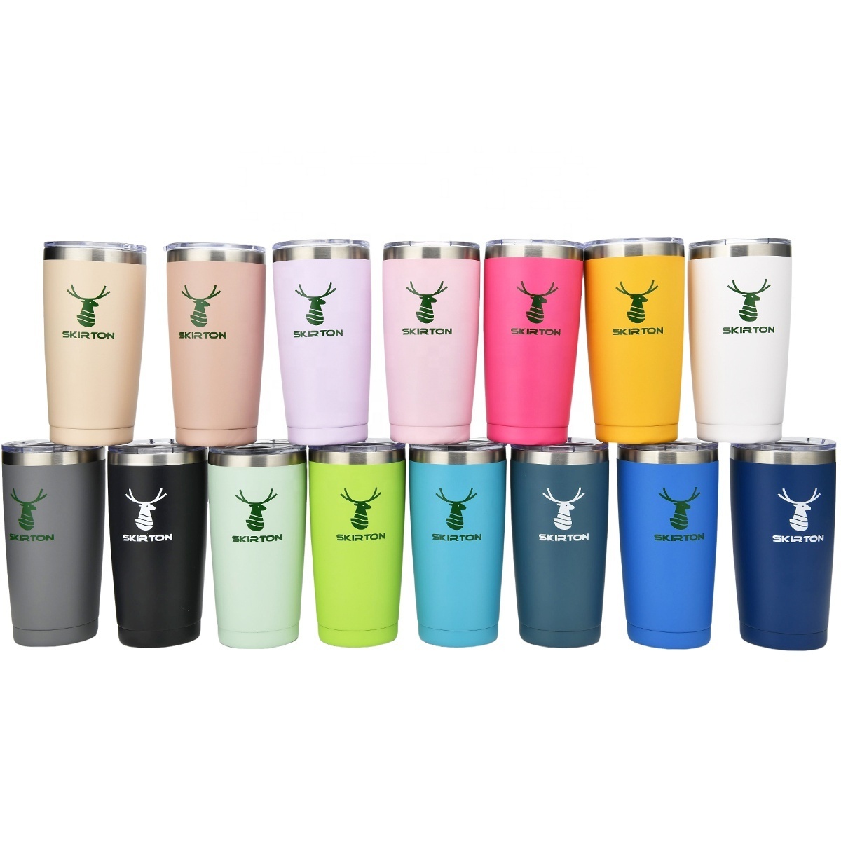 Wholesale Bulk  10oz 20oz 30oz Custom Logo Coffee Insulated Stainless Steel Travel Tumbler cup with Straw Lid