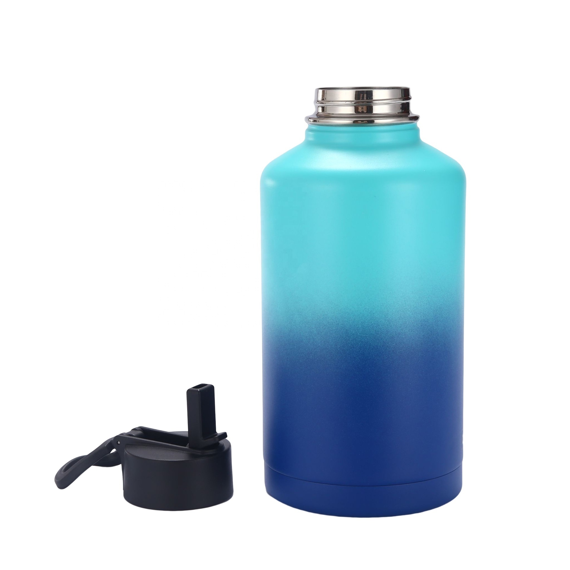 36oz printing double wall 64 oz stainless steel insulated water bottle with handle wholesale keep warm cold