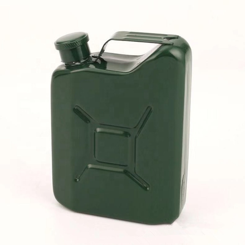 New Design hot sale stainless steel oil drum shape jerry can hip flask Wholesale 8oz