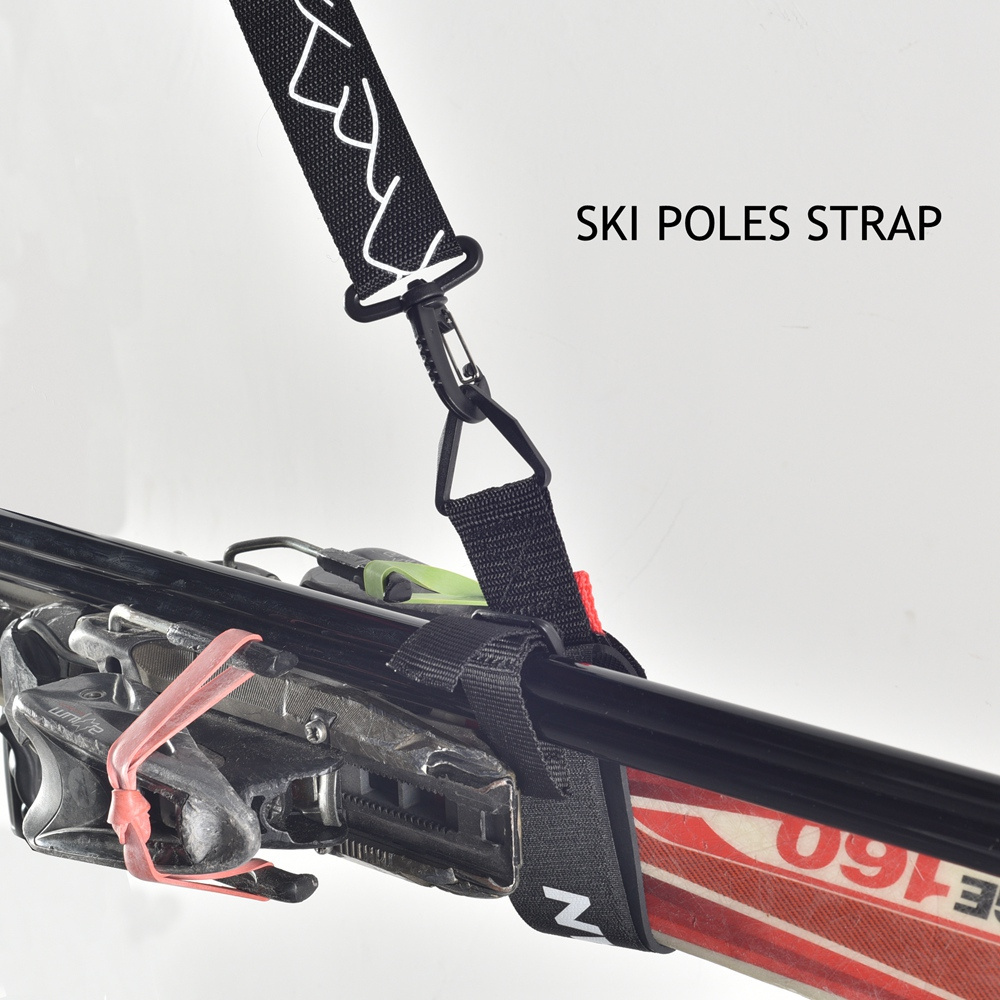 Alpine Ski Boots poles Carrier Straps Protects Skis from Scratches Damage