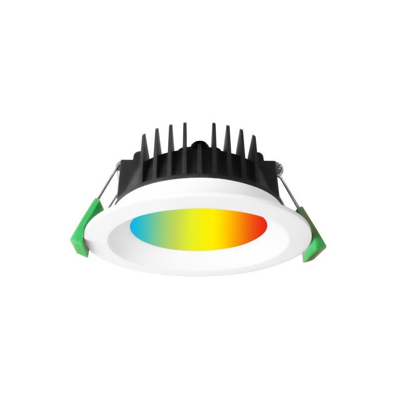 Hot selling Zigbee WiFi LED Downlight RGBCW 10W Smart Round Ceiling Lamp Light Led Downlight Matter Protocol Downlight