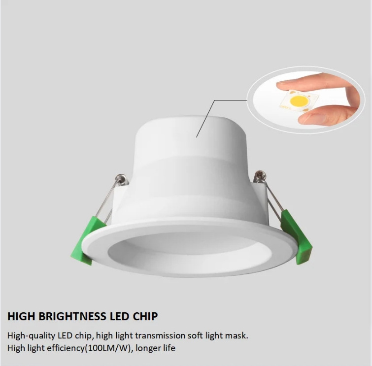 Smart home lights Australia Standard 8W/9W/10W Home IP44 CE SAA IC-4 Certified Dimmable Ceiling Recessed LED Downlight home