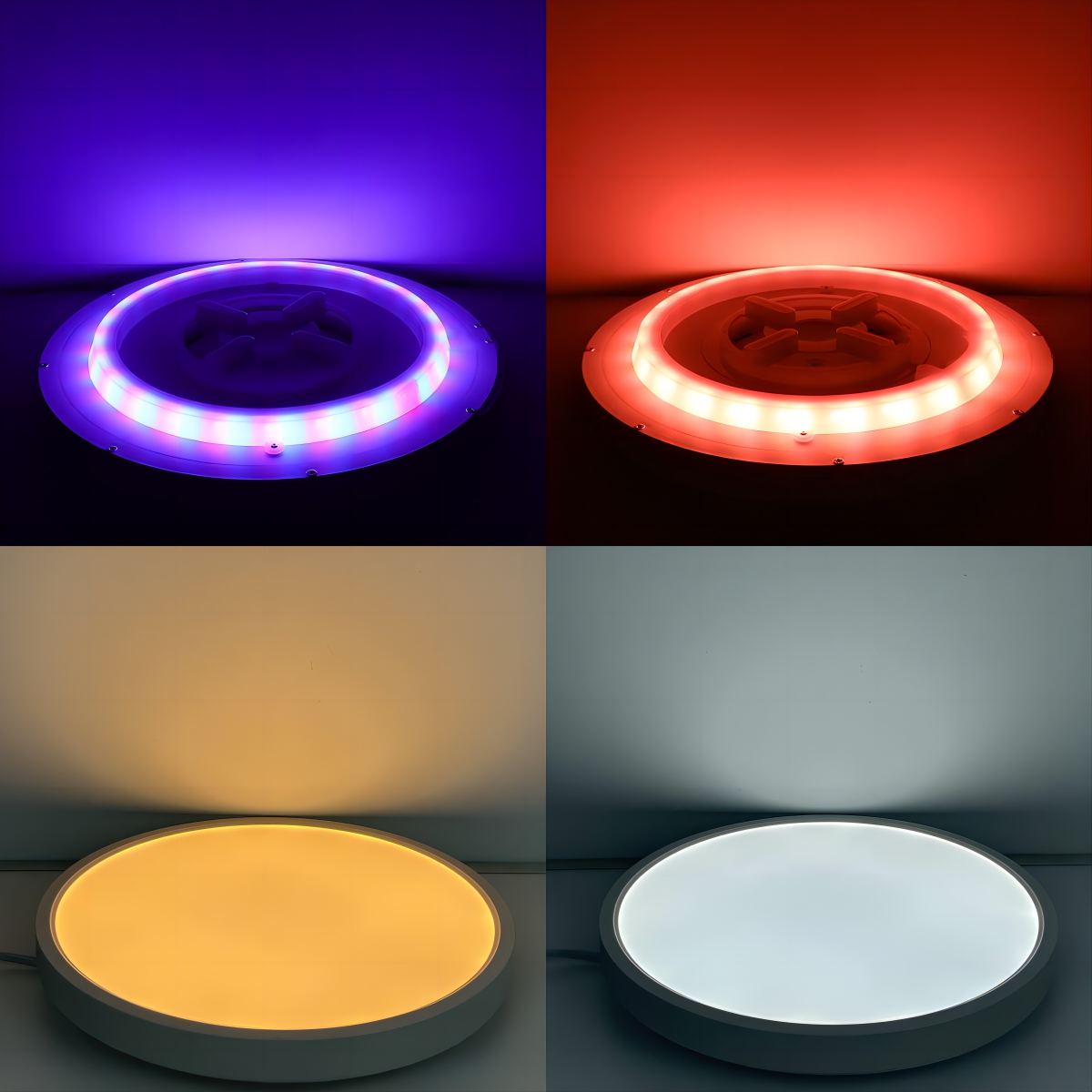 Tuya wifi smart led ceiling light rgb ceiling backlight/frontlight cct rgb up down lighting smart led ceiling light