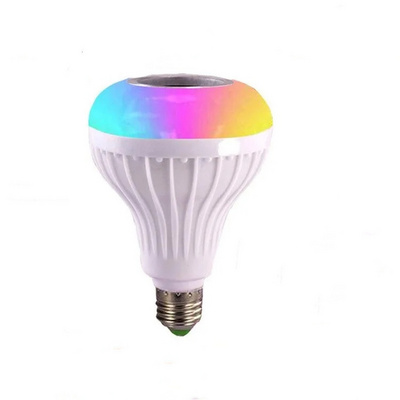 Home Smart Light RGB Color Music Bulb E27 12w Led Rgb Dimmable Bluetooth LED Bulb for Home Party Stage Ambience Music Lighting