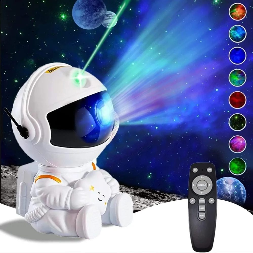 Creative lamp astronaut space projector star nebula ceiling light bedroom home decor children sleep soothing Home smart lights