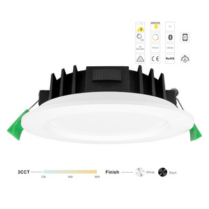 LED Downlight COB 3CCT CE SAA IC-4 IP44  4 inch Recessed 120mm Cutout 14W Dimmable downlight spot lights led ceiling downlight