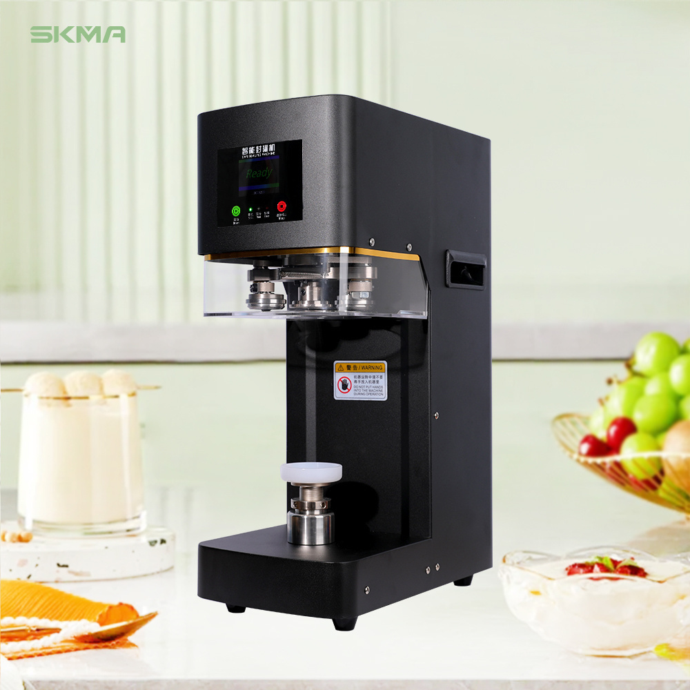 Commercial High Quality Boba Tea Soda Beer Can Sealer Machine Automatic Electric Pet Bottles Can Sealing Machine