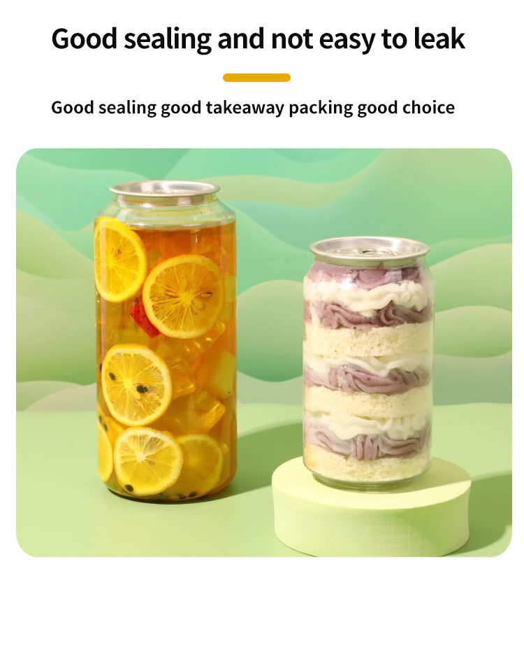 Wholesale 200ml 250ml 330ml 500ml 650ml Clear Pop Cans Hot Cold Drink Soda Soft Beverage Plastic Bottles Cans