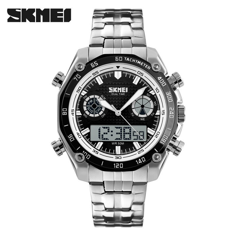 Man Watch Gold Electronic Japan Movt Watch Sr626sw Price 30m Waterproof SKMEI 1204 Customized Watch