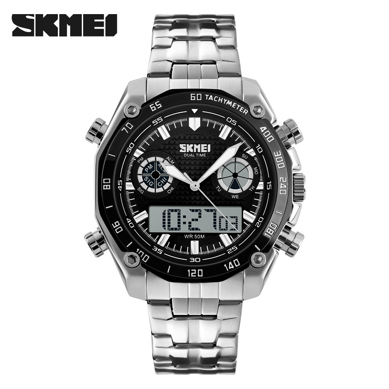 Man Watch Gold Electronic Japan Movt Watch Sr626sw Price 30m Waterproof SKMEI 1204 Customized Watch