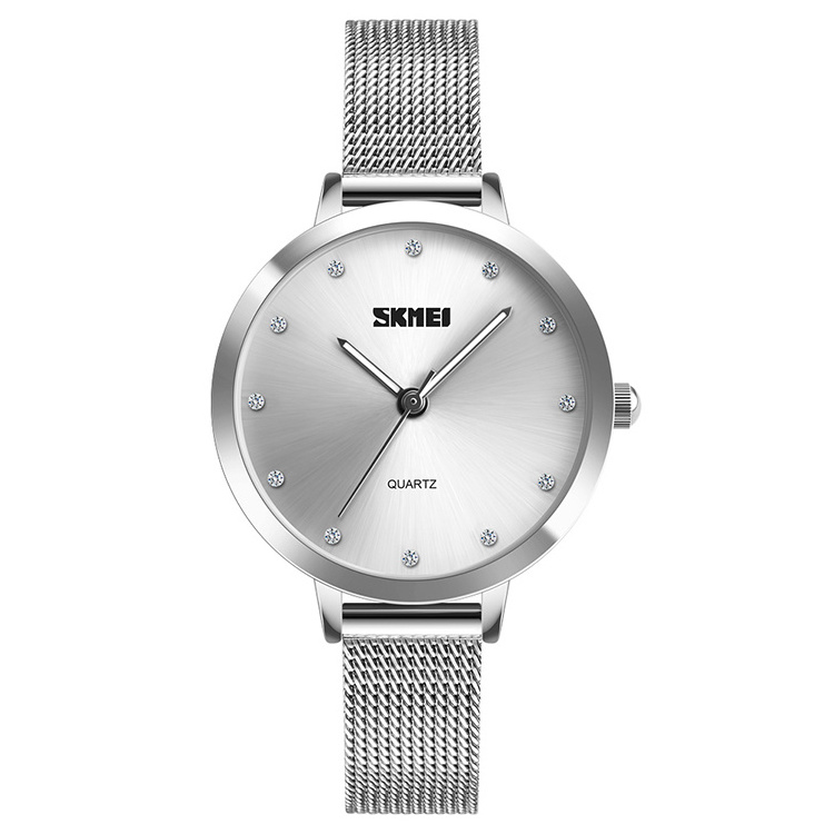 Skmei Attractive Arloji Wanita 1291 Diamond Japan Movement Quartz Watch sr626sw Price Cheap Ladies Wrist Watch For Small Wrists