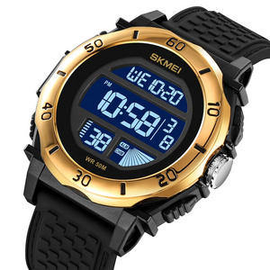 SKMEI 2099 Chinese Men Shockproof Waterproof Sports Wristwatches LED Chrono Alarm Clock Mens Silicone Big Digital Watches Hour