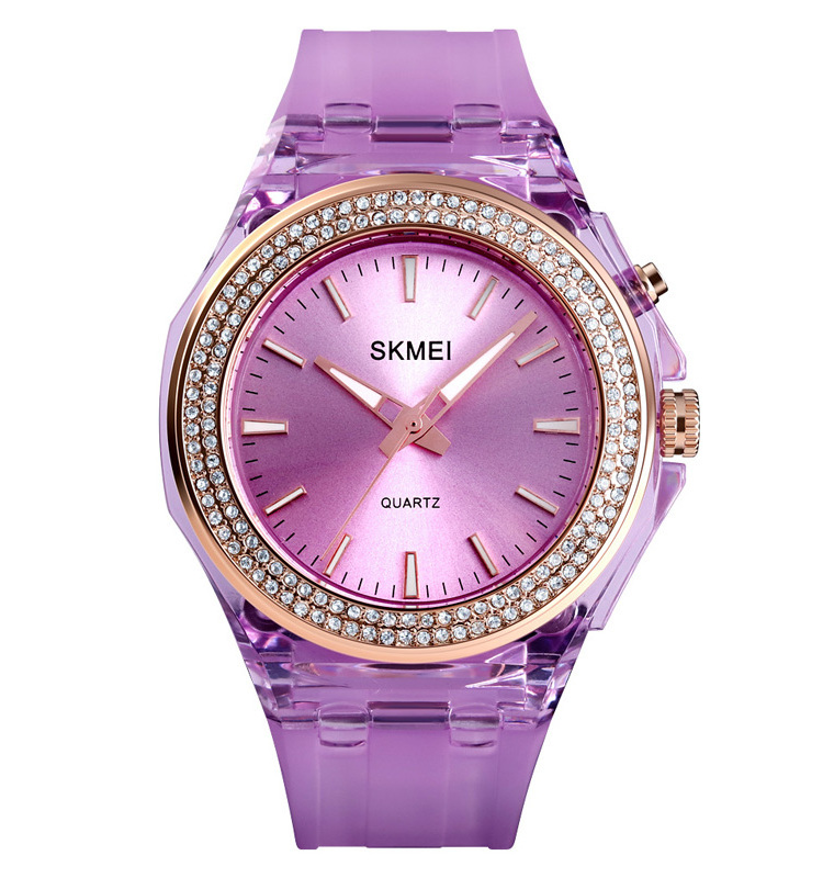 SKMEI 1553 big dial watches for women color changing dial watch