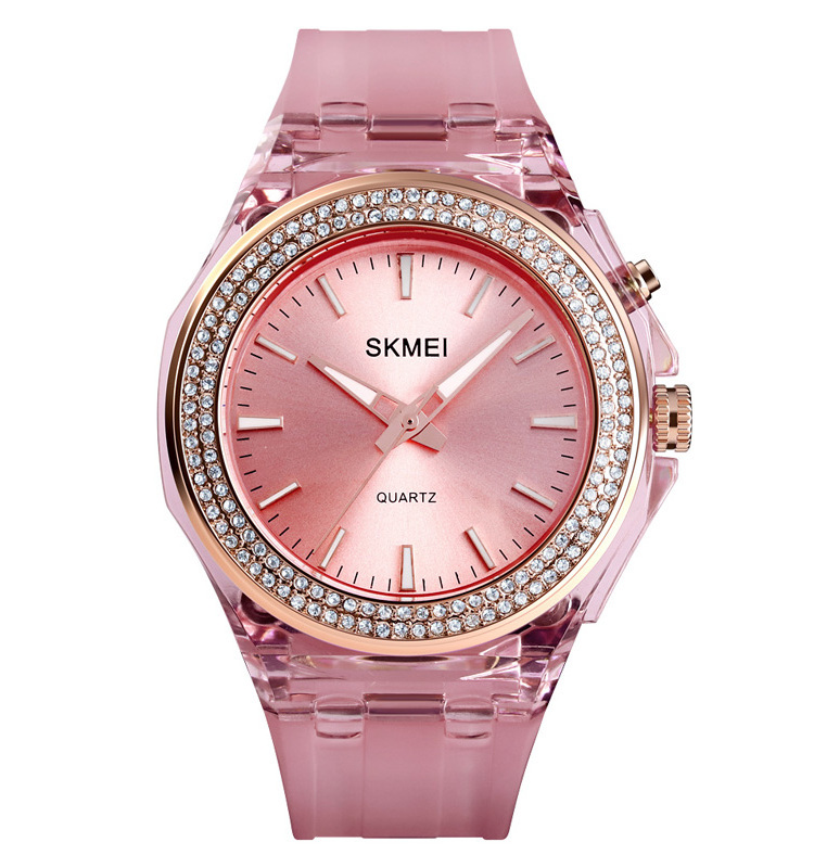 SKMEI 1553 big dial watches for women color changing dial watch