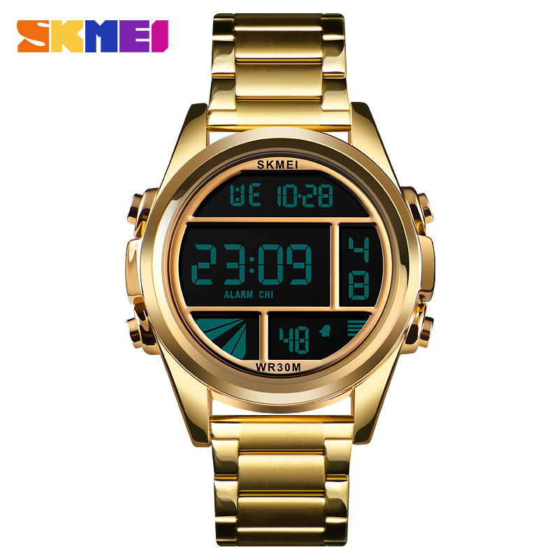 SKMEI 1448 luxury japan movt watches quartz stainless steel back watch custom watch logo