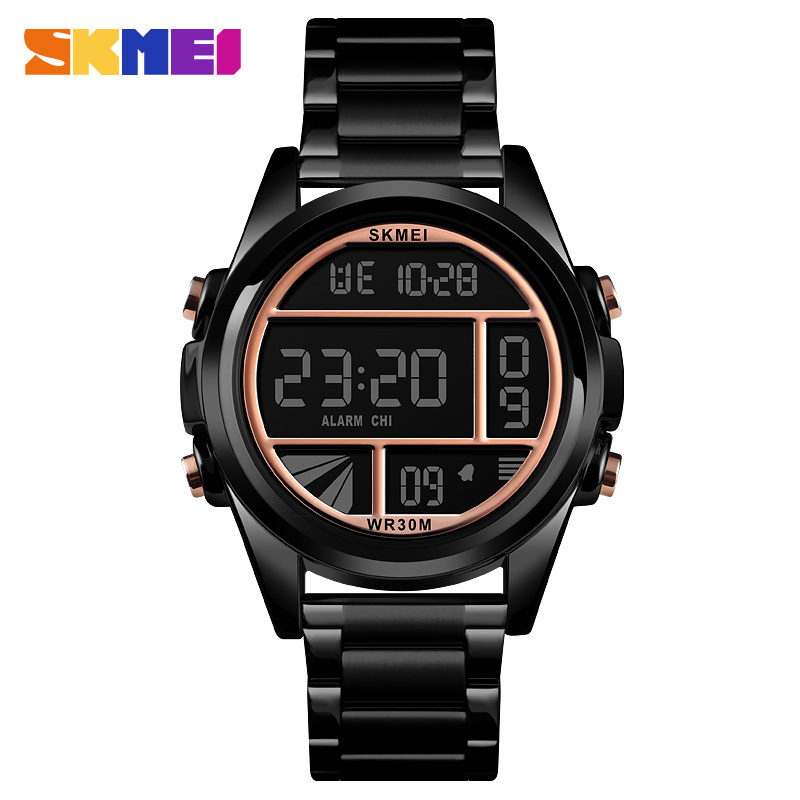 SKMEI 1448 luxury japan movt watches quartz stainless steel back watch custom watch logo