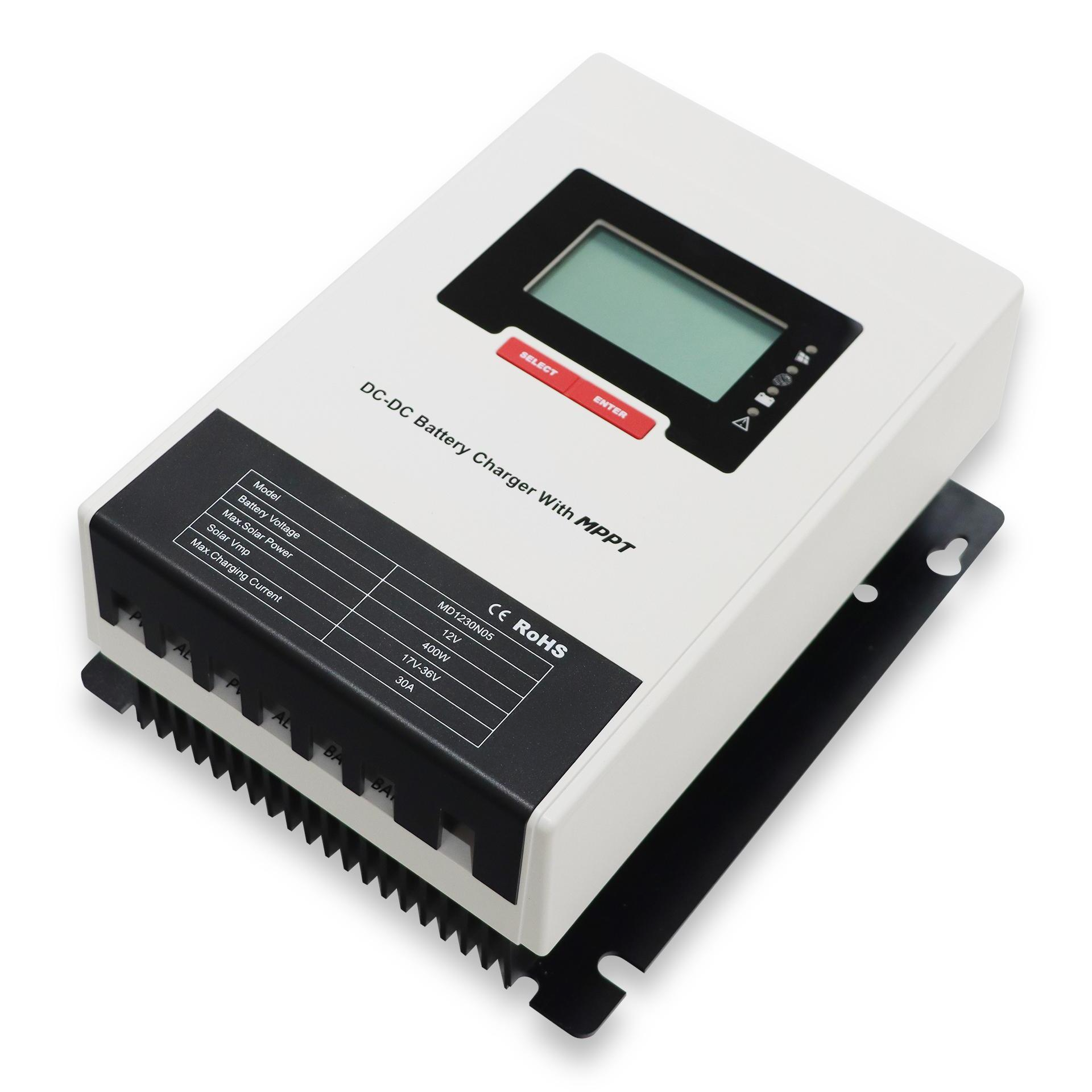 SRNE MD1250N05 DC to DC MPPT battery charger 12V 50A multi-phase synchronous solar controller for RV