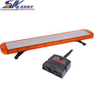 Factory new design 12V 88W emergency warning slim led light bar for vehicle