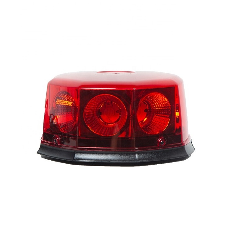 12V 24V car roof strobe LED red rotating warning beacon light