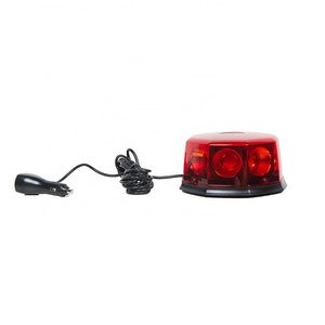 12V 24V car roof strobe LED red rotating warning beacon light