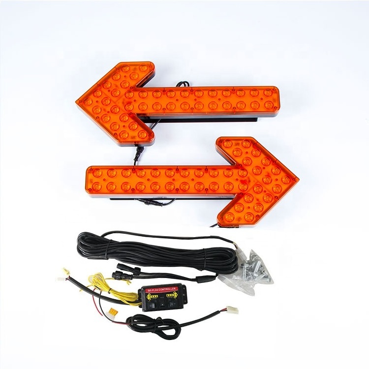 Yellow amber Led traffic warning light, Led Traffic Advisor, Led arrows directional traffic advisor lights