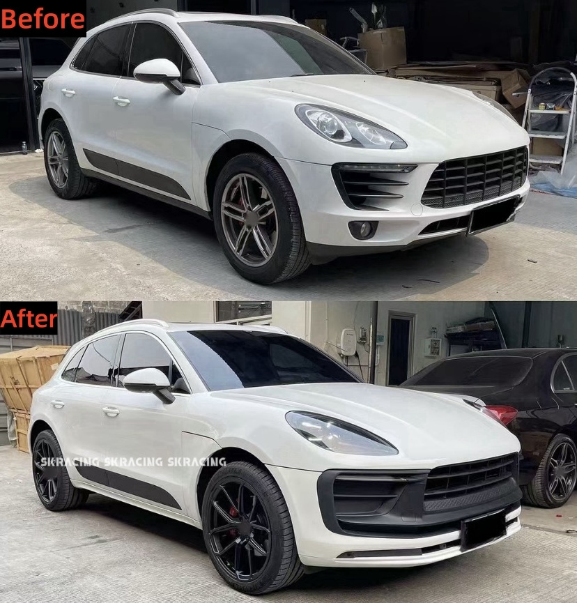 High Quality Front Rear Bumper Diffuser Rear Trunk Lid Upgrade 2023 Body Kit For Porsche Macan 14-21 95B.1 95B.2